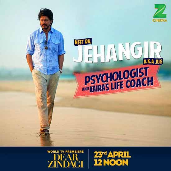 Shahrukh Khan as Dr. Jahangir in Dear Zindagi