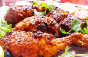 Tandoori chicken Recipe - How to make Roasted chicken(Without Oven)