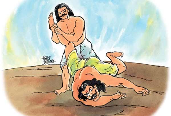 Bheem killed Duryodhana