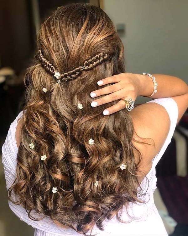 Curls with Infinity Braids